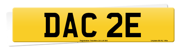 Registration number DAC 2E